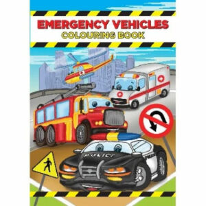 Malebog A4 Emergency Vehicles 16 sider