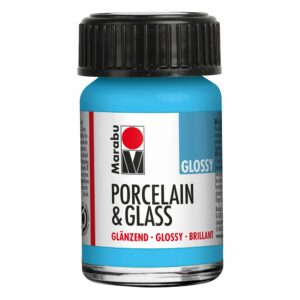 Marabu Porcelain & Glass Blank 15ml – 090 Lys blå