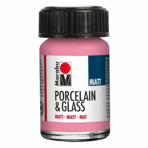 Marabu Porcelain & Glass Matt 15ml – 133 Rosa