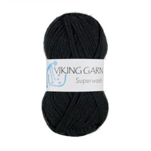 Viking Garn Superwash - 103 Sort
