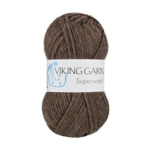 Viking Garn Superwash - 108 brun