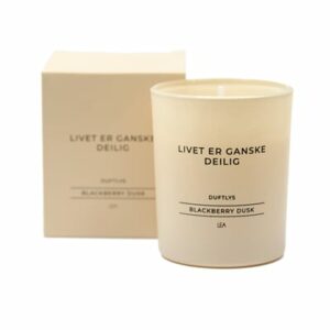 Duftlys Blackberry Dusk - Livet er ganske deilig