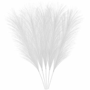 Fjær 5x22cm 5pk hvit