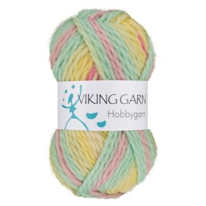 Viking Garn Hobbygarn - 984 multi pastel