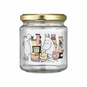 Mummi glasskrukke 0,3l + 4 klistremerker