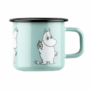 Mummikopp Emalje 3,7dl - Mummitrollet, mint