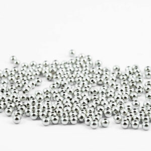Perleboks - Rund Sølv 5mm