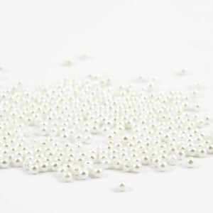 Perleboks - Perle Hvit 5mm