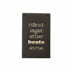 Merke Sort - Håndlaget etter beste evne