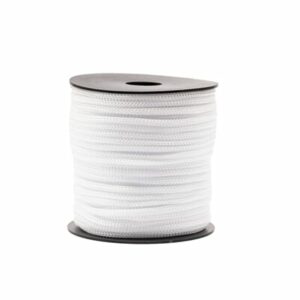 Snøre 4mm/50m - 011 Hvit