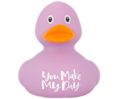 Badeand, "You make my day" Duck, lilla