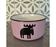 Skål stengods Moz pastell, lilla 1stk