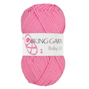Viking Garn Baby Ull - 361 sterk rosa