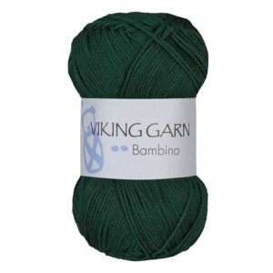 Viking Garn Bambino - 433 mørk grønn