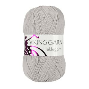 Viking Garn Heklegarn 12/4 - 813 lysgrå