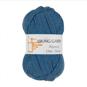 Viking Garn Alpaca Liten Storm - 724 mellomblå