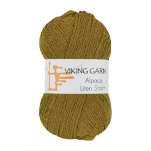 Viking Garn Alpaca Liten Storm - 735 gulgrønn