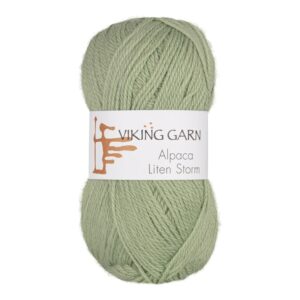 Viking Garn Alpaca Liten Storm - 737 mintgrønn