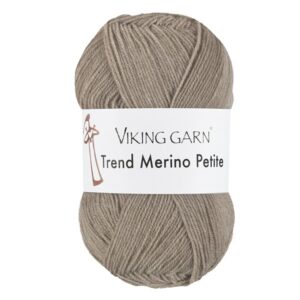 Viking Garn Trend Merino Petite - 397 beigemelert