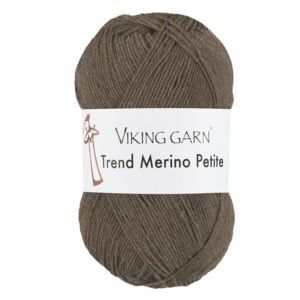 Viking Garn Trend Merino Petite - 398 brunmelert
