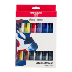 Amsterdam Standard Akryl 20ml – Sett 12 Urban landskap