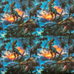 Heavy Jogging Digital Print - dinos royal