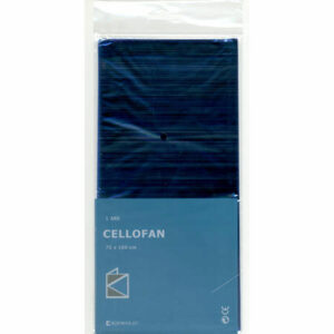 Cellofan ark 70 x 100 blå
