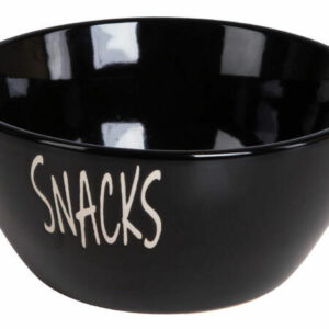 Skål keramikk sort Snacks 13x6cm