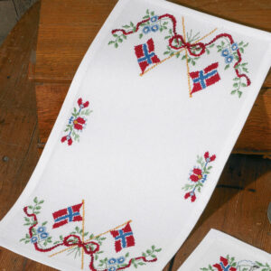 Broderisett - Duk Hilsen fra Norge