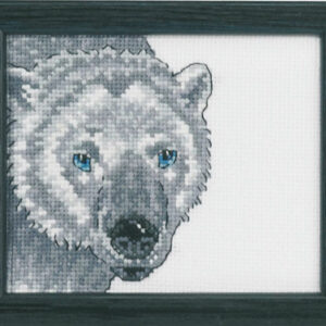 Broderisett - isbjørn