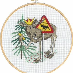Broderisett - Elg Kongen