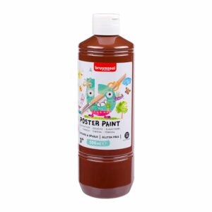 Bruynzeel Poster Paint Tempera Skolemaling 500ml – Brun