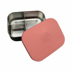 Blafre stålmatboks tre rom - Rosa