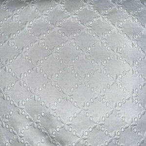 Bomullsjersey broderi - off white