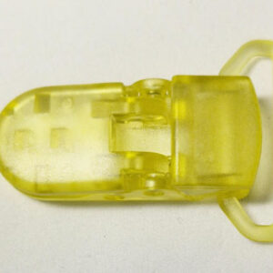 Klips til snor 25mm - gul