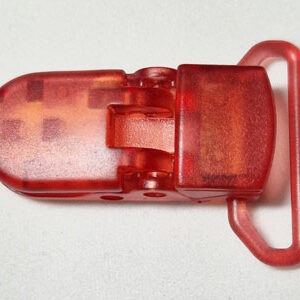Klips til snor 25mm - rød
