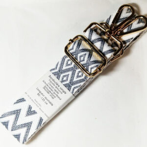 Veskehåndtak vevet 80-135cm - grå