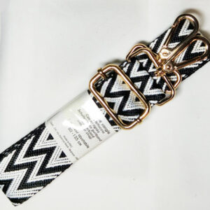 Veskehåndtak vevet 80-135cm - sort