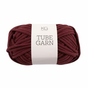 Tubegarn 4mm - 1535 vinrød