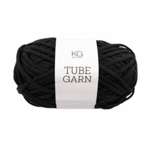 Tubegarn 4mm - 0095 sort