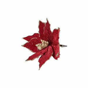 Julestjerne blomst m/klype Ø17cm