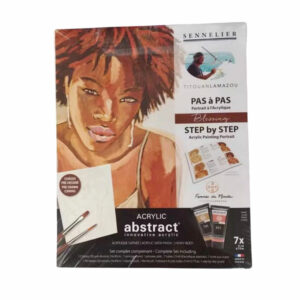 Sennelier Discovery set Abstract Titouan Lamazou Collaboration - Blessing Portrait