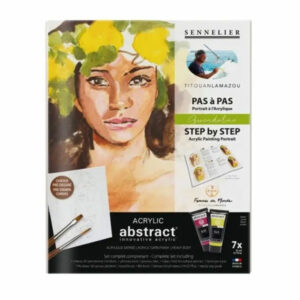 Sennelier Discovery set Abstract Titouan Lamazou Collaboration - Gwendoline Portrait