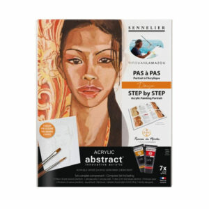 Sennelier Discovery set Abstract Titouan Lamazou Collaboration - Dayu Portrait