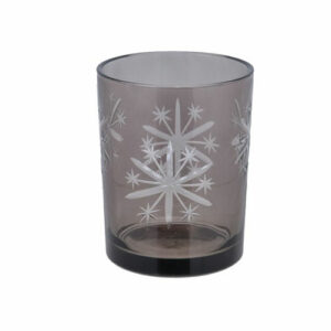 Ciara - Telysholder Grå D10 H12.5 Glass