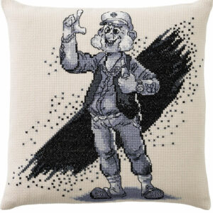 Broderisett pute - Onkel Stewart