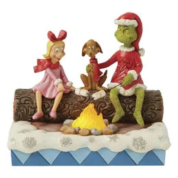 Disney - Grinch, Max & Cindy toasting marshmellows