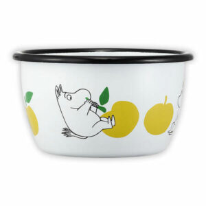 Mummi Bolle Emalje 3dl - Epler gul