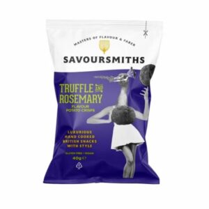 Savoursmiths potetchips med trøffel og rosmarinsmak, 40g
