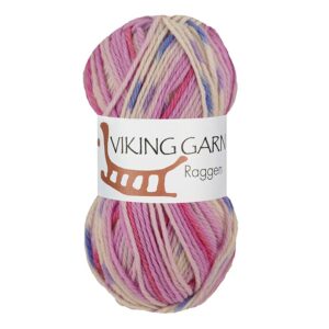 Viking Garn Raggen - 768 multi rosa